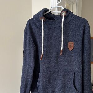 Paraffin Platinum Hoodies Collection Heathered Blue Hoodie Rope Drawstrings